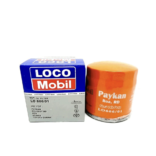 لوکومبیل فیلتر روغن پیکان پژو RD پژو ROA قدیم LO666/01 شش سوراخ پیکان 1600