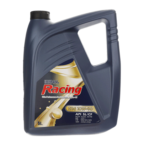 روغن موتور ایرانول مدل ریسینگ10W40 حجم 5 لیتر