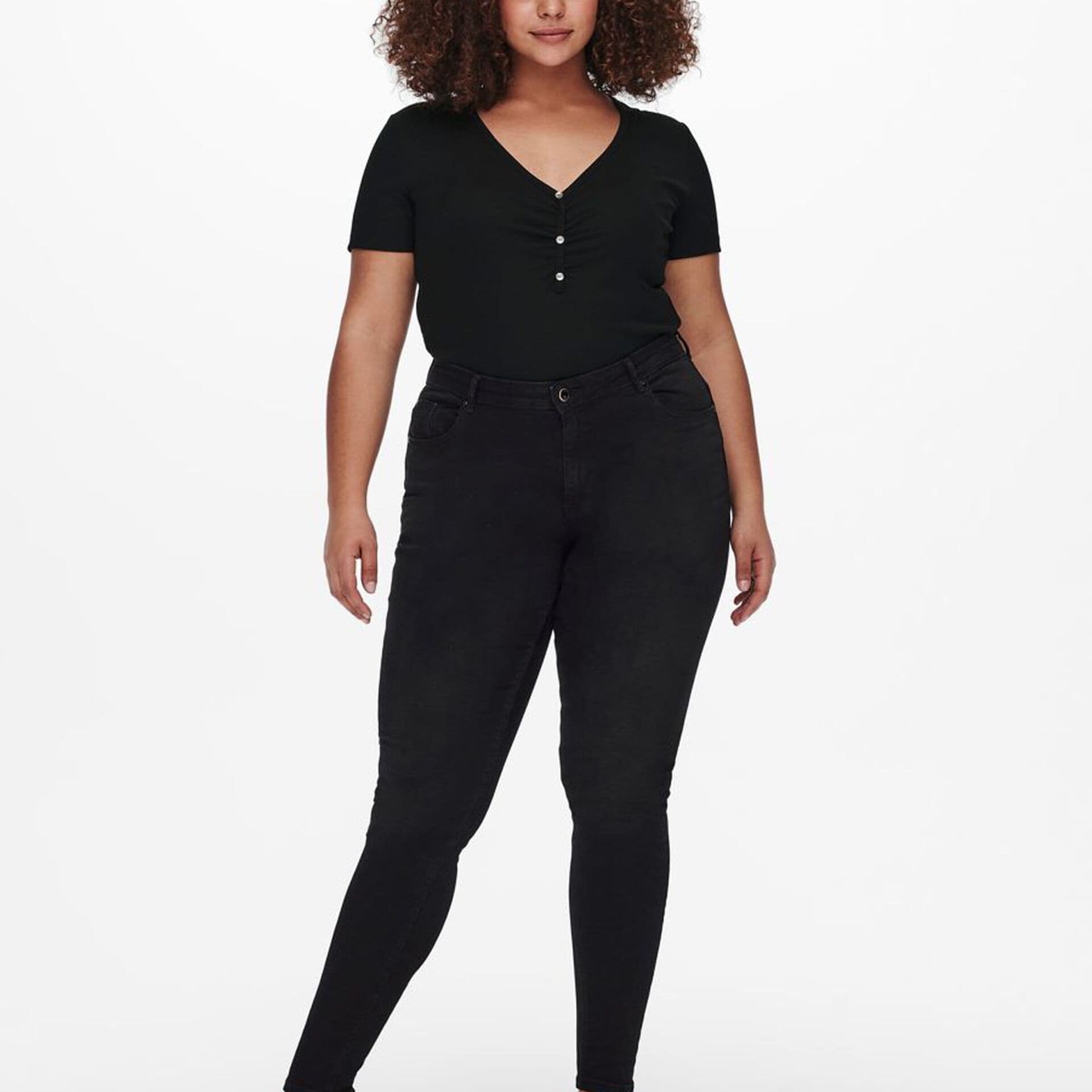 شلوار جین زنانه اسکینی فیت برند اونلی Only - مدل Curvy — تصویر ۴