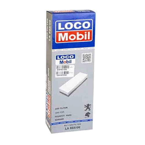 لوکوموبیل فیلتر هوا پژو پارس ،سمند405 LA888/06