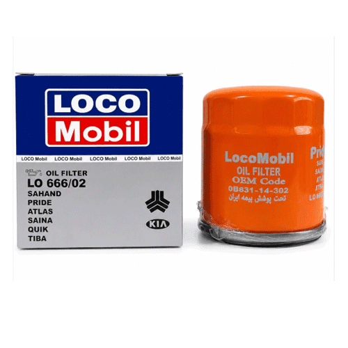 لوکومومیل فیلتر روغن پراید (نسیم‏صبا)ریو LO666/02 تیبا ساینا کوئیک اطلس