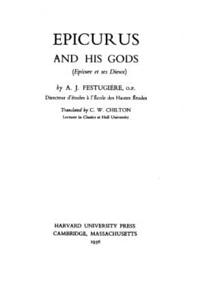 دانلود کتاب Epicurus and His Gods