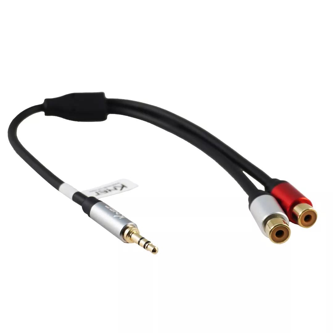 کابل 1 به 2 صدا کی نت K-C135 جک 3.5 به RCA ماده — تصویر ۴