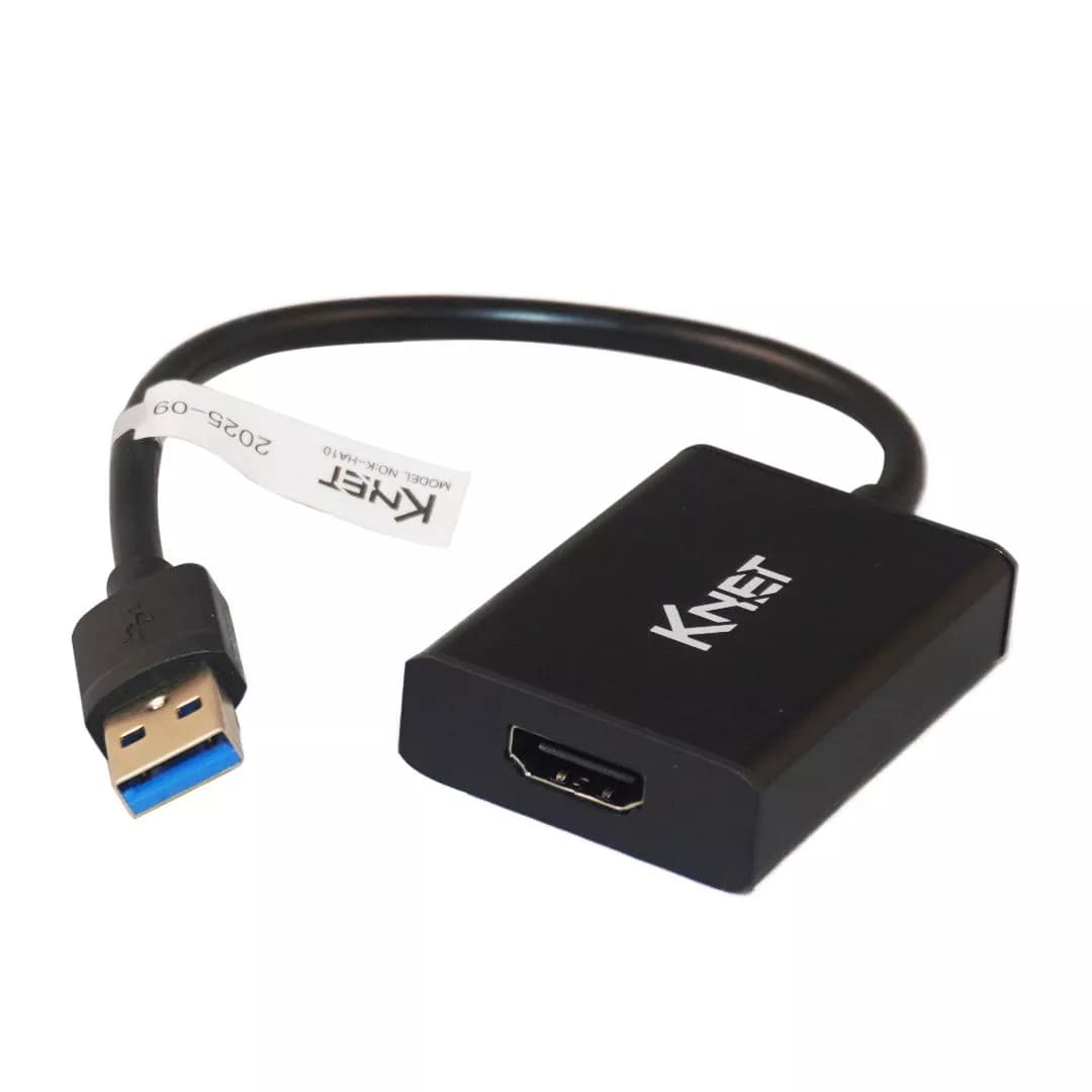 مبدل USB 2.0 به HDMI کی نت K-HA10