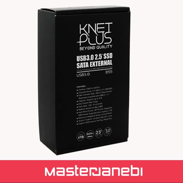 باکس هارد فلزی 2.5 اینچ USB 3.0 کی نت پلاس KP-B55 — تصویر ۱۱