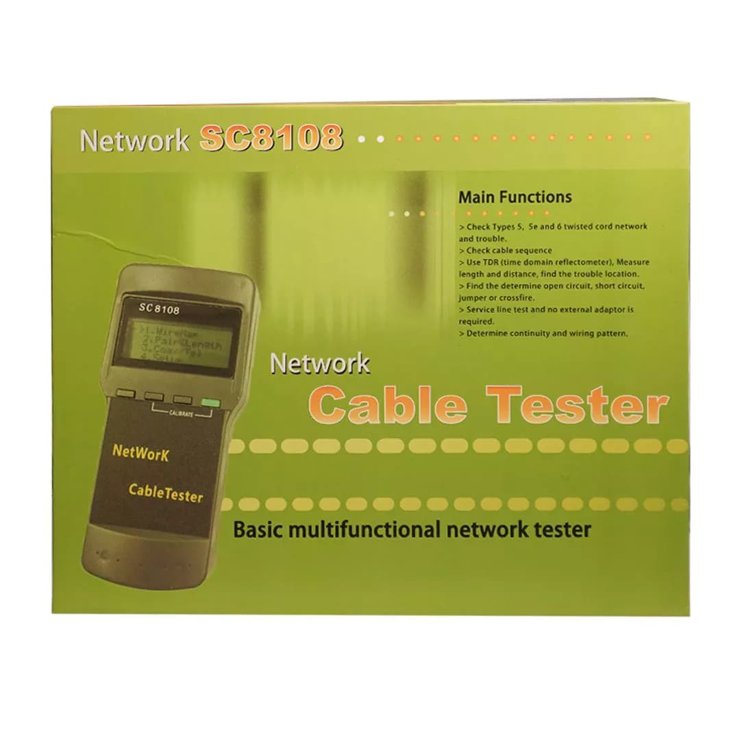 تستر شبکه Rj45 وی نت V-LT8108 — تصویر ۵