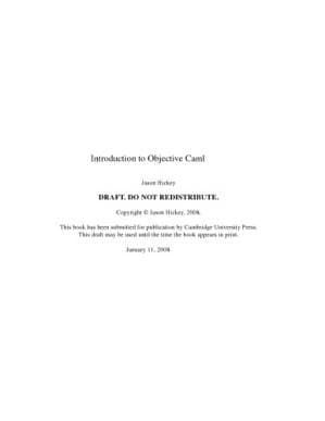 دانلود کتاب Introduction to Objective Caml