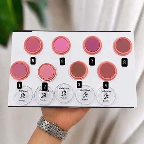 رژگونه پودری مات مهرونا مدل Blush On — تصویر ۴