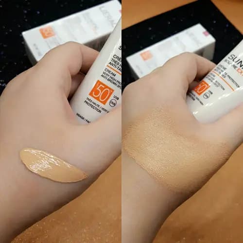 کرم ضد آفتاب و ضد لک لیراک +SPF50 مدل سانی فیک 50 میلی لیتر — تصویر ۵