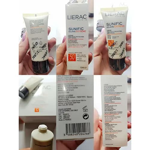 کرم ضد آفتاب و ضد لک لیراک +SPF50 مدل سانی فیک 50 میلی لیتر — تصویر ۶