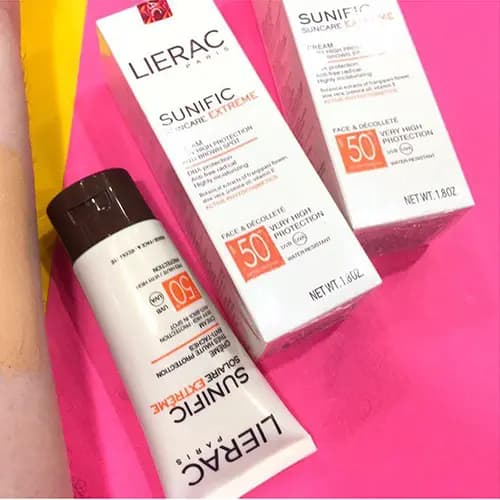 کرم ضد آفتاب و ضد لک لیراک +SPF50 مدل سانی فیک 50 میلی لیتر
