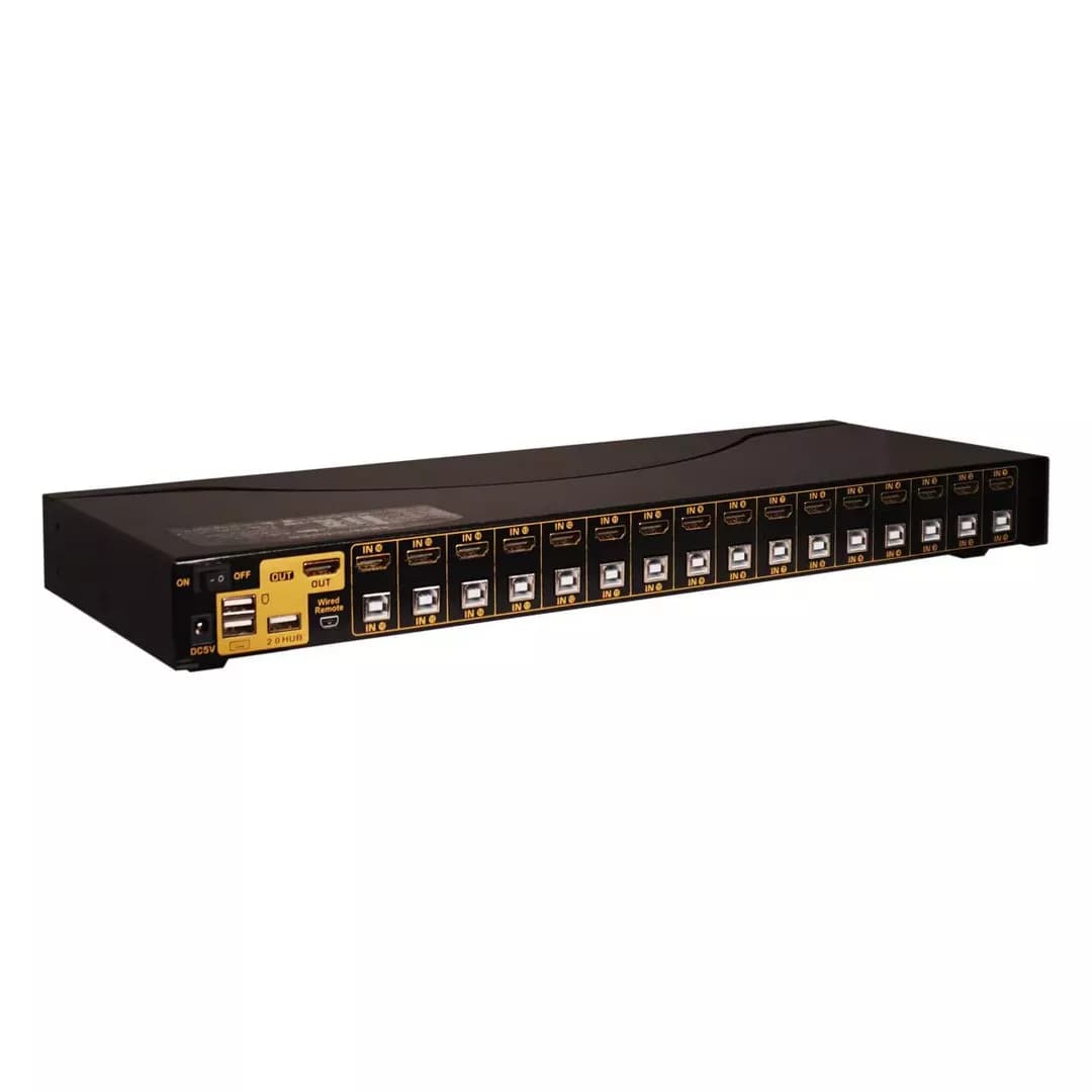 کی وی ام سوئیچ 16 پورت HDMI کی نت پلاس KP-H6216 — تصویر ۴