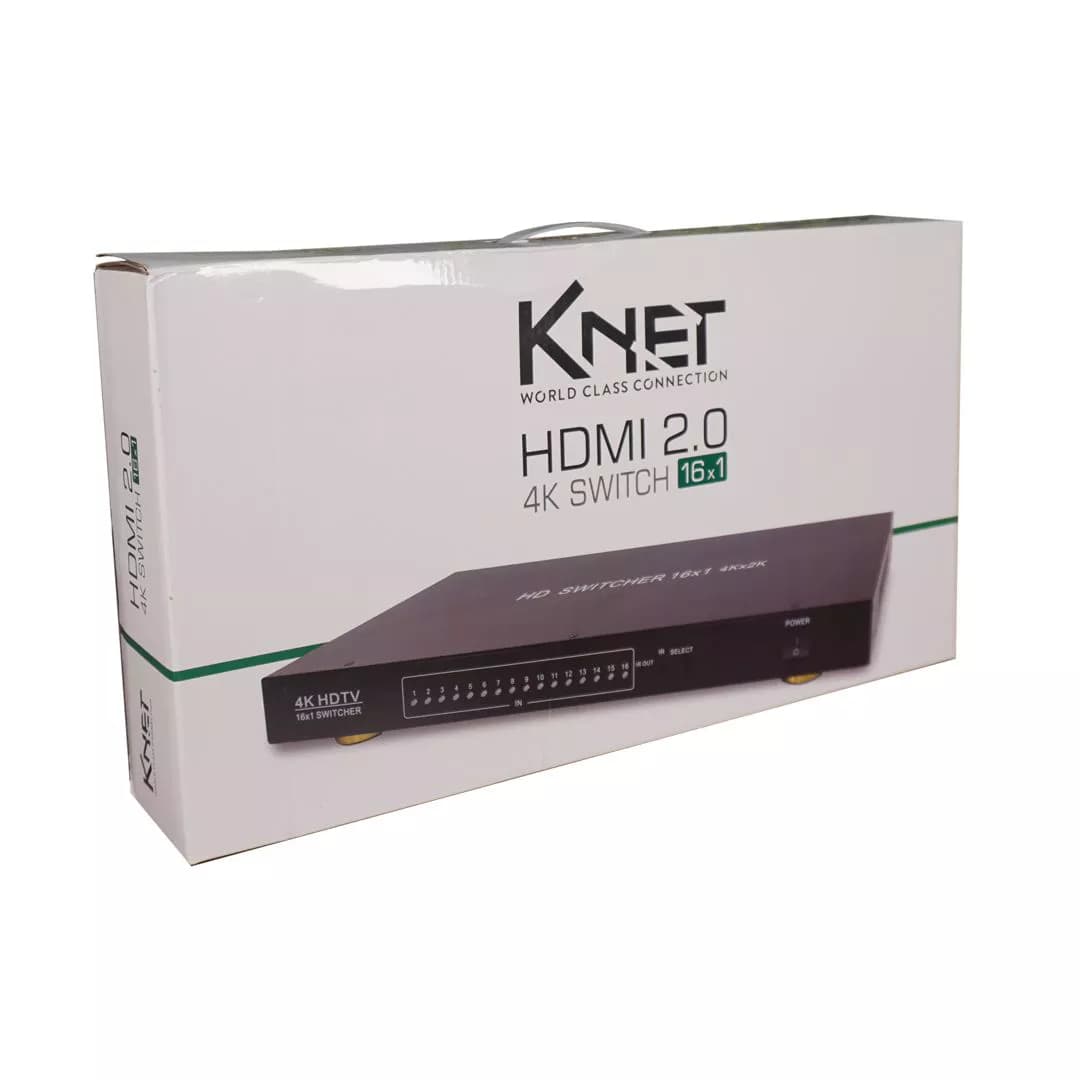 سوییچ 16 پورت HDMI کی نت K-S7216 — تصویر ۳