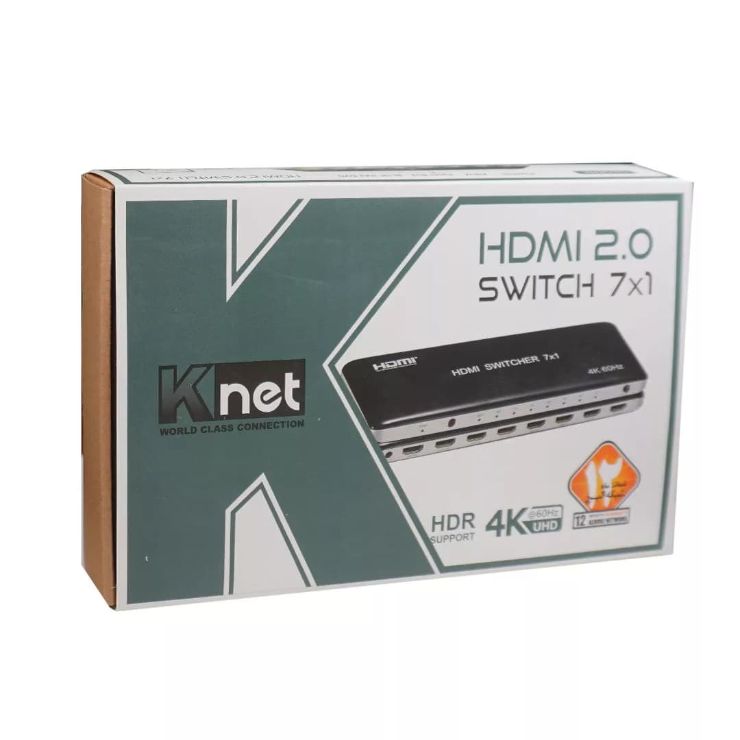 سوییچ 7 پورت HDMI کی نت K-S727 — تصویر ۳