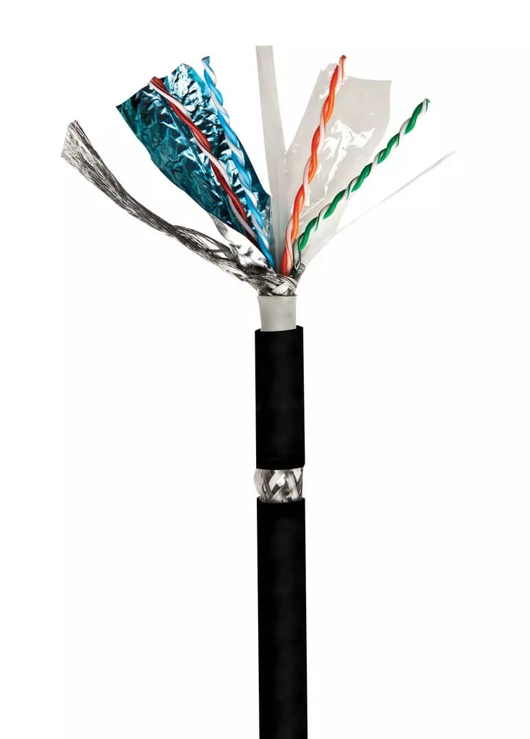 کابل شبکه Cat6 SFTP Outdoor کی نت پلاس KP-NL06