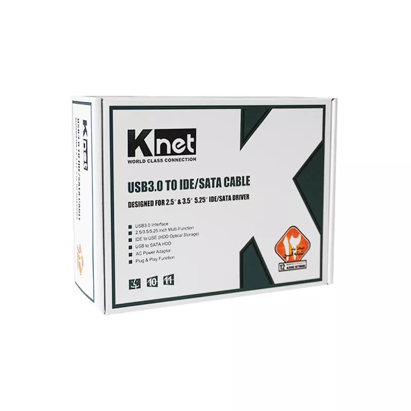 مبدل USB 3.0 به IDE & SATA کی نت K-CO85 — تصویر ۲