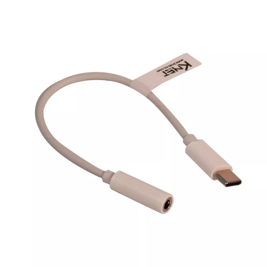 تبدیل Type C به جک 3.5 میلی متر کی نت K-C601