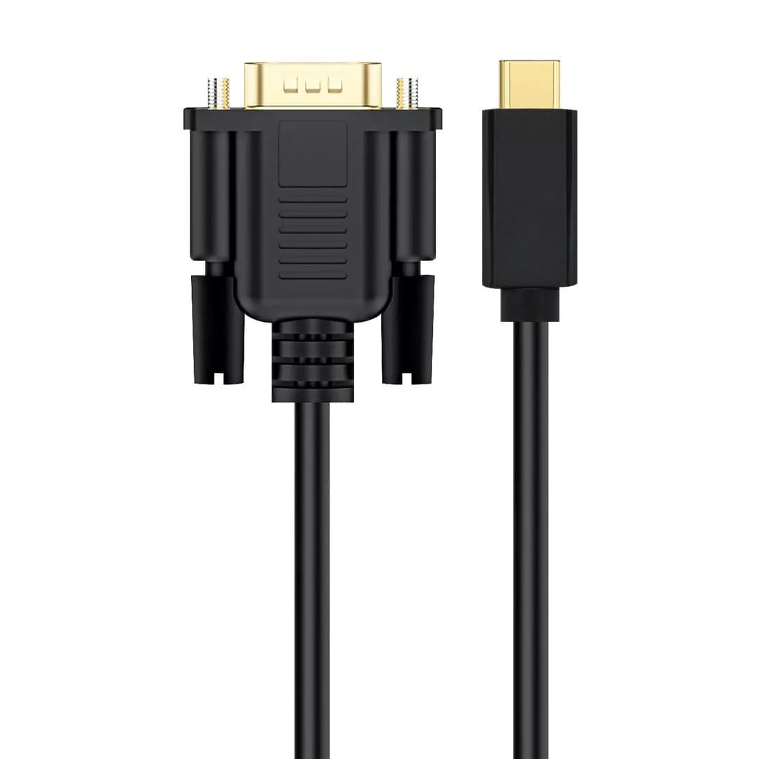 مبدل Type C به VGA کی نت 1.8 متری K-CO30