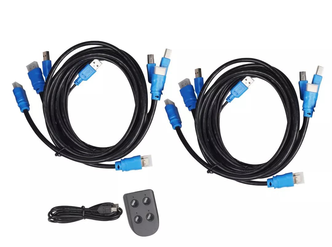 کی وی ام سوییچ 4 پورت HDMI کی نت K-H624 — تصویر ۴