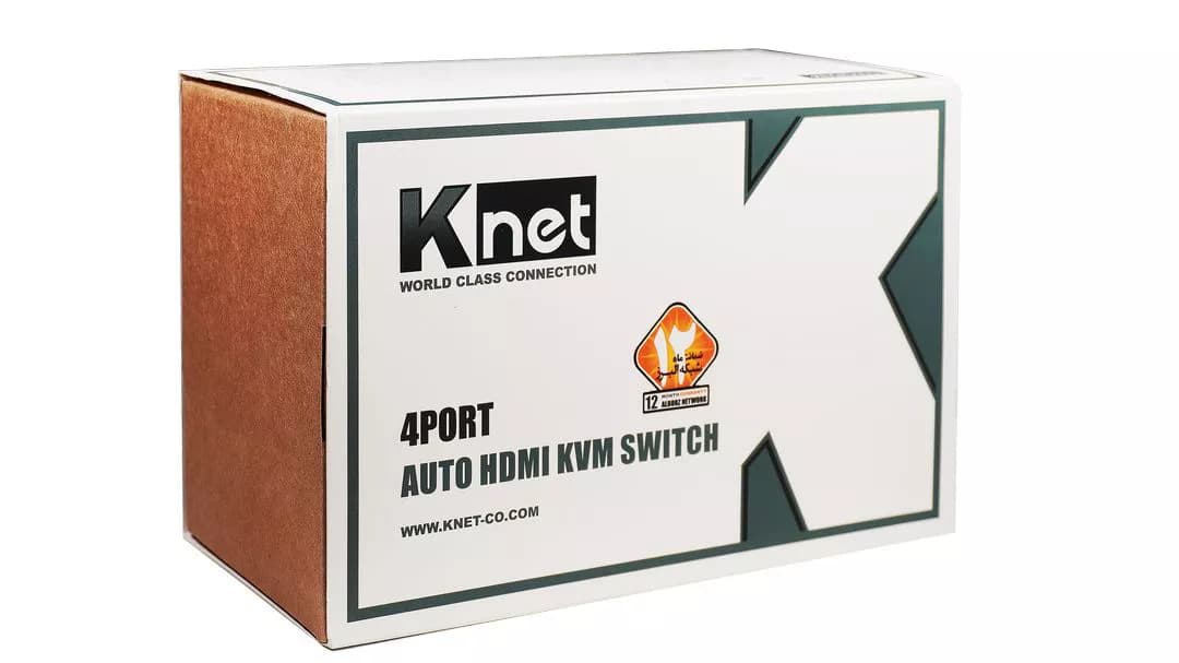 کی وی ام سوییچ 4 پورت HDMI کی نت K-H624 — تصویر ۵