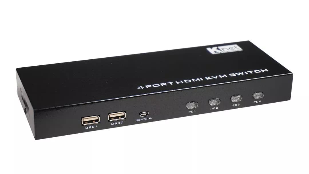 کی وی ام سوییچ 4 پورت HDMI کی نت K-H624