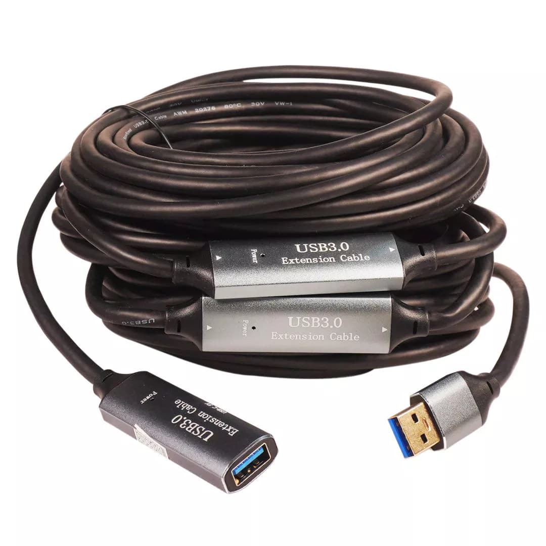 کابل افزایش طول اکتیو 3.0 USB کی نت 20 متری K-C35 — تصویر ۳