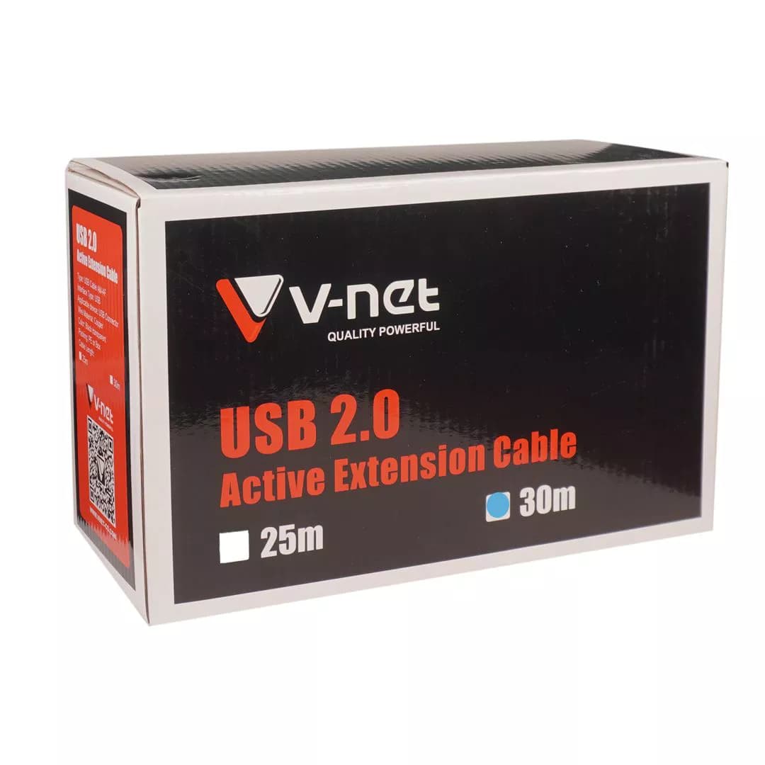 کابل افزایش طول USB وی نت 30 متری V-E9 — تصویر ۵