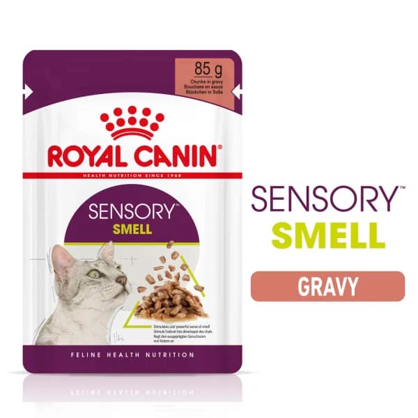 پوچ گربه رویال کنین Sensory Smell وزن 85 گرم — تصویر ۲