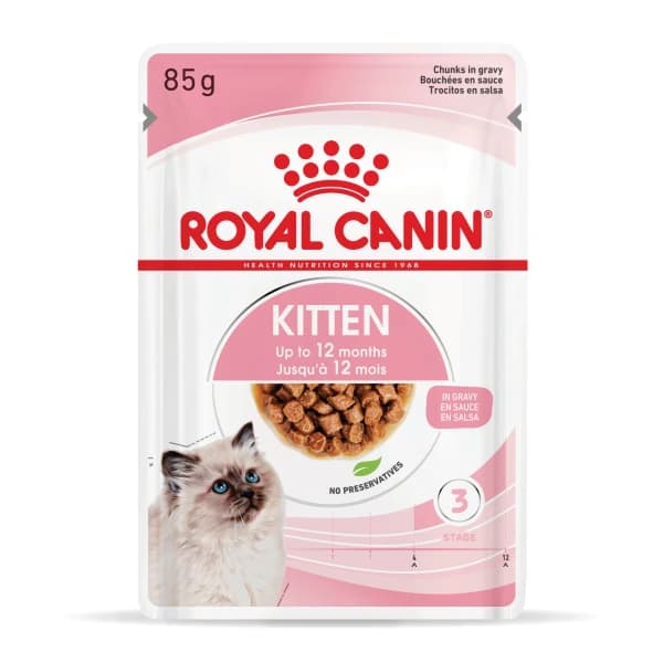 پوچ گربه رویال کنین Kitten وزن 85 گرم