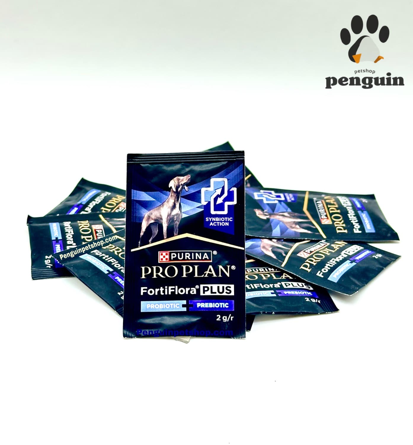 پودر پروبیوتیک سگ پروپلن FortiFlora Plus Probiotic + Prebiotic وزن 2 گرم