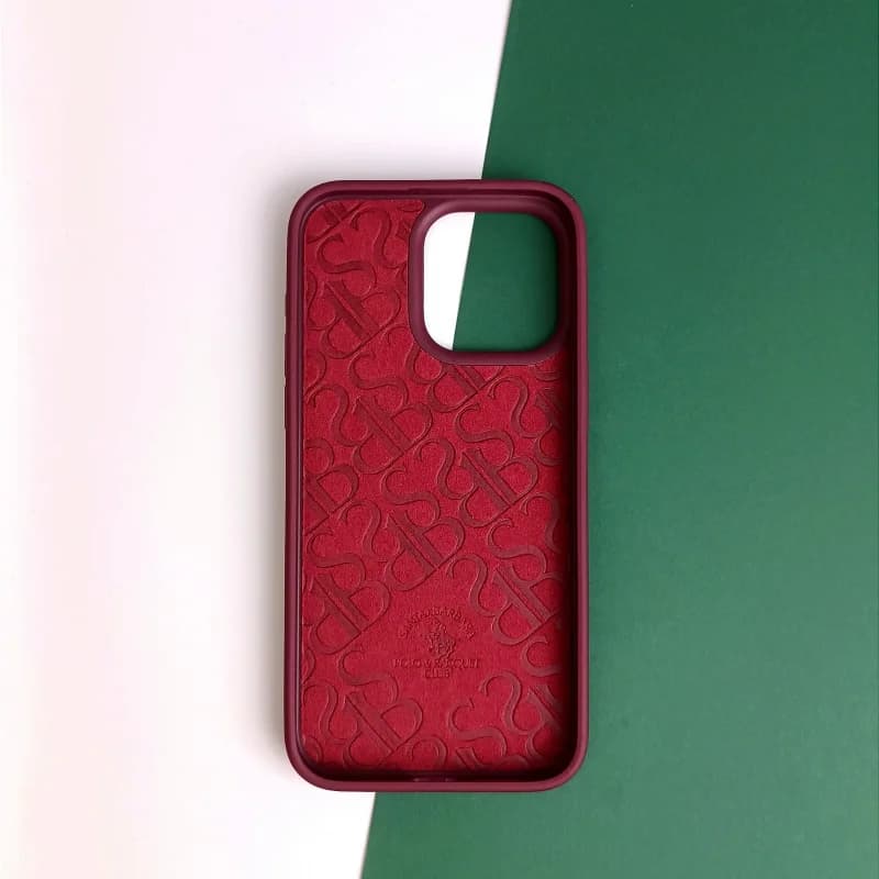 قاب رنگ قرمز آیفون 14 پرو مکس مدل BORIS برند Santa Barbara Polo – iPhone 14 Pro Max Santa Barbara Polo BORIS Red Case