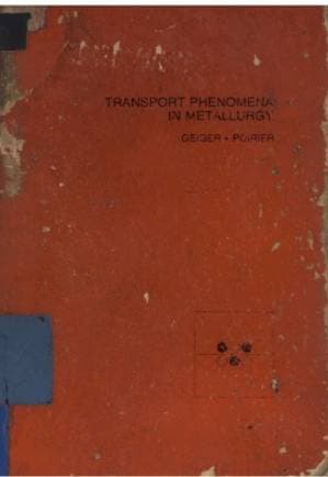 دانلود کتاب Transport Phenomena in Metallurgy — تصویر ۲
