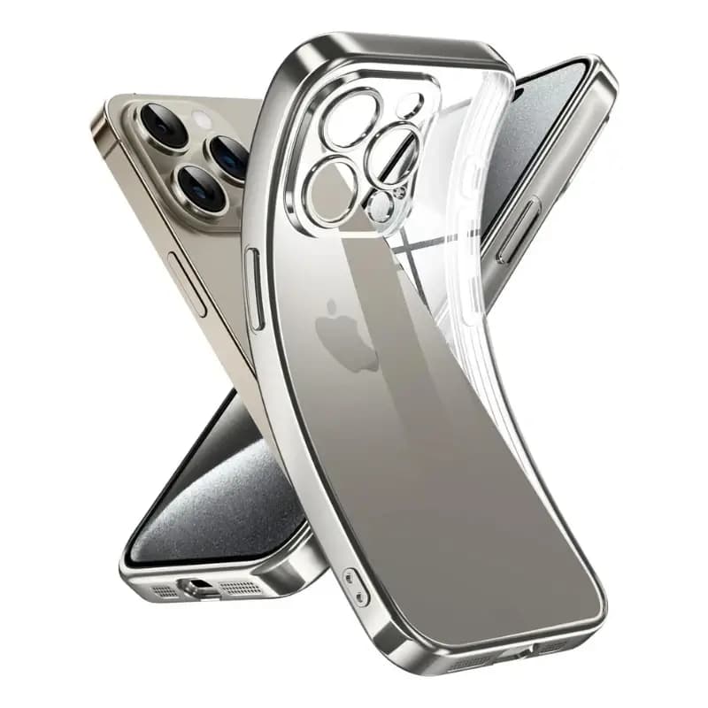 قاب محافظ لنزدار شفاف آیفون 13 پرو برند Berlia – iPhone 13 Pro Berlia Lens Guard Clear Case