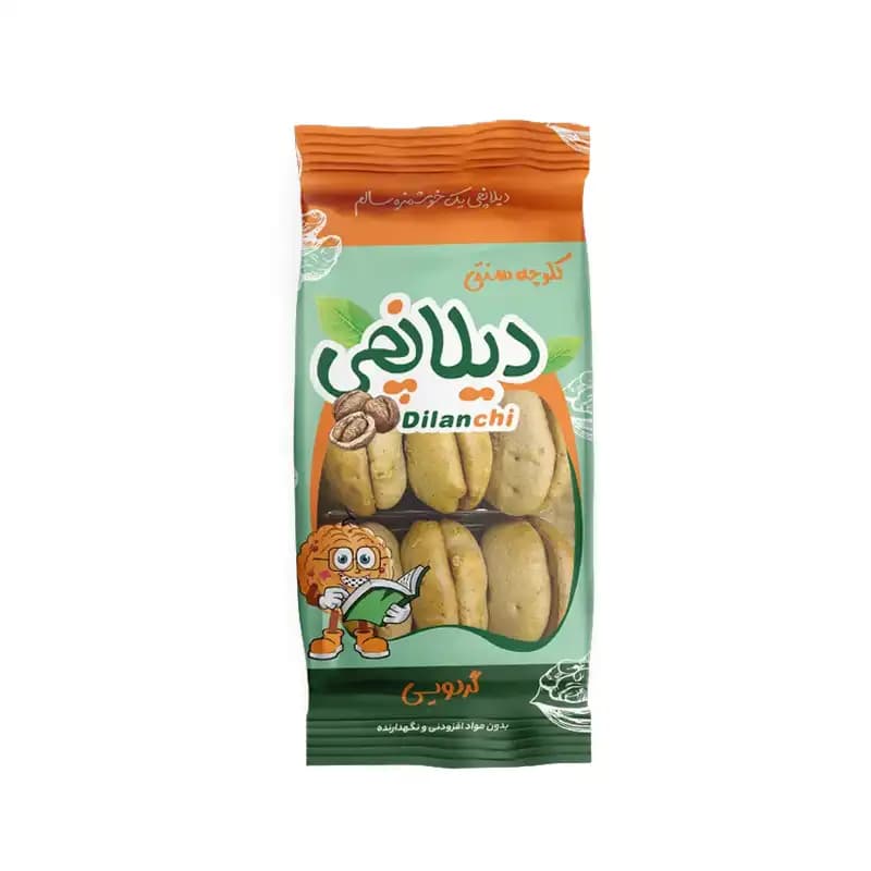 کلوچه سنتی گردویی (بسته 18 عددی)