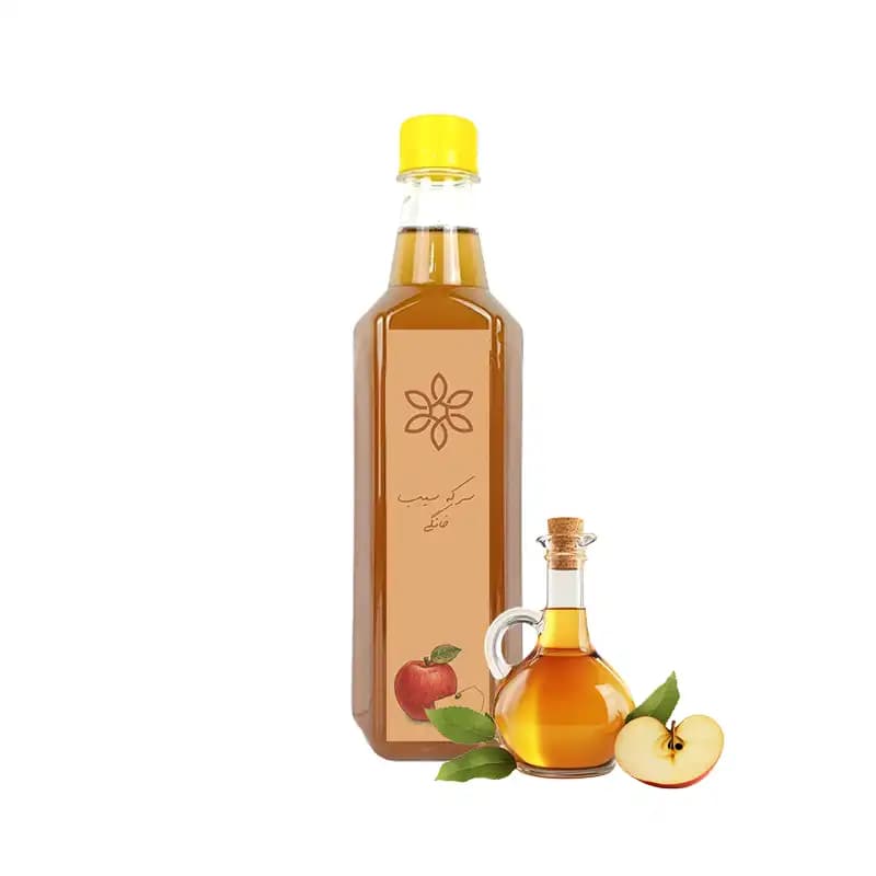 سرکه سیب نیم لیتری خانگی