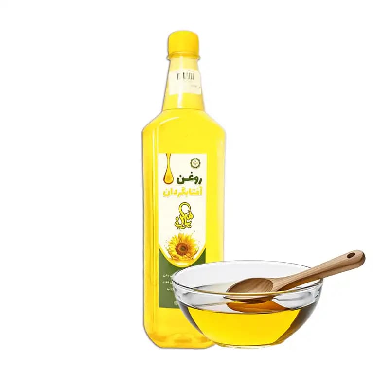 روغن آفتاب گردان پرس سرد بطری 1 لیتری