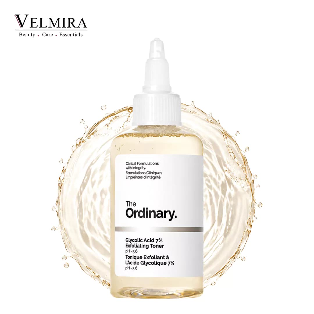 تونر لایه‌بردار و روشن‌کننده گلیکولیک اسید ۷٪ اوردینری The Ordinary مدل Exfoliating Toner حجم ۲۴۰ میلی‌لیتر