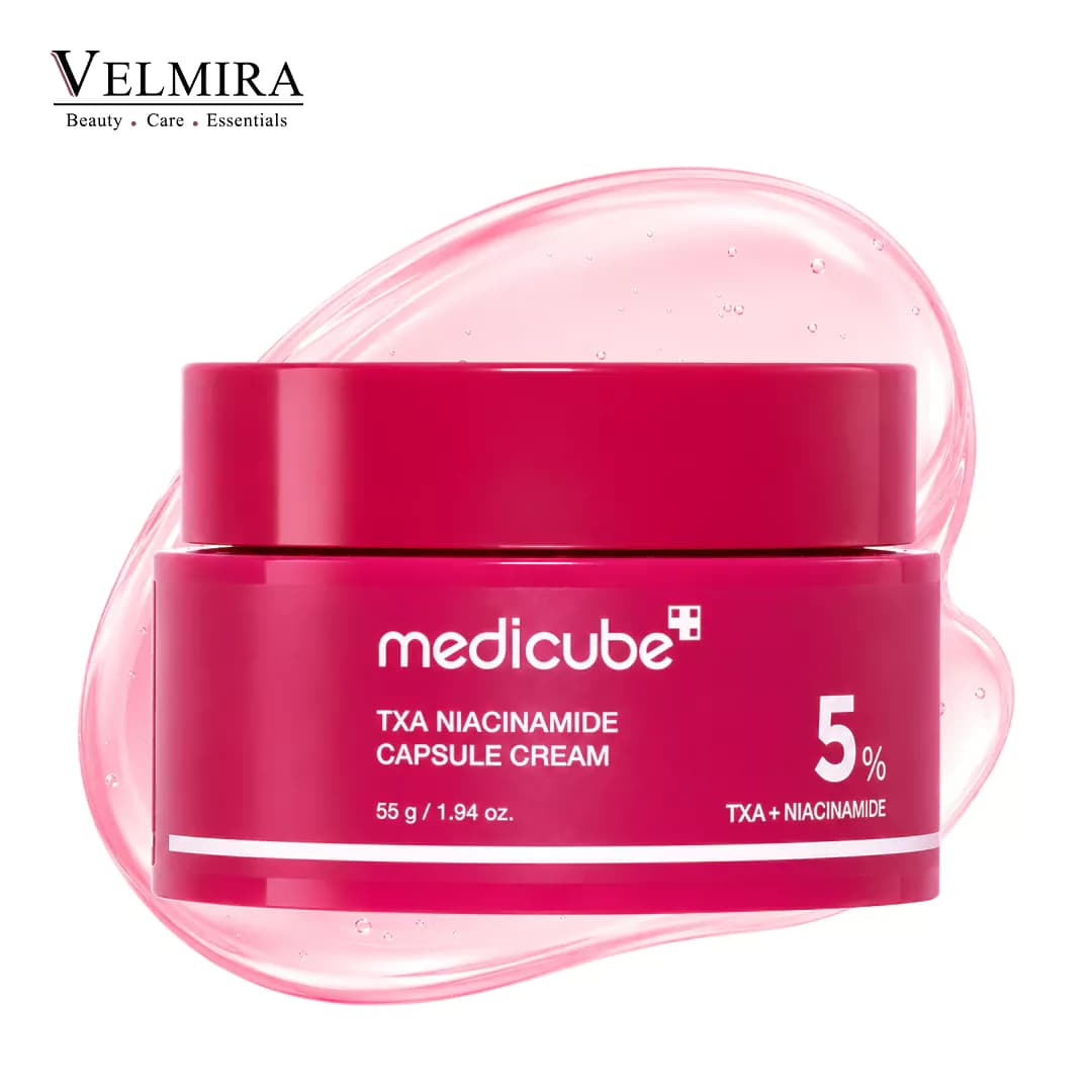 کرم کپسولی ضد لک ترانگزامیک اسید و نیاسینامید مدیکیوب (Medicube) مدل TXA حجم ۵۵ میلیلیتر