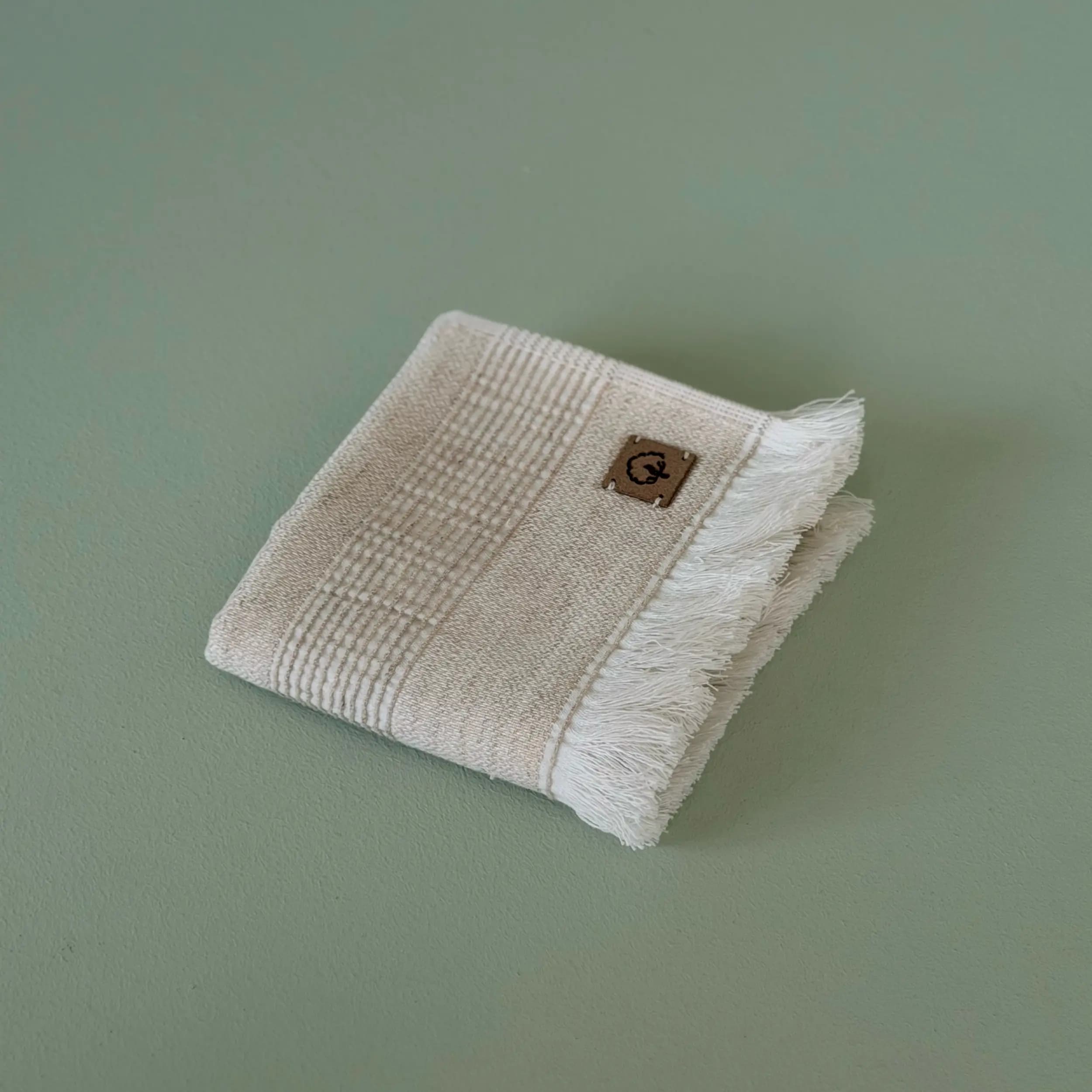 حوله دست و صورت Hasna برند ecocotton سایز 50*30 — تصویر ۲