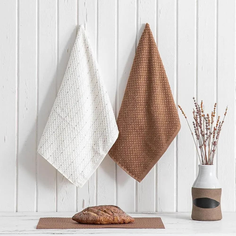 حوله آشپزخانه 2تکه Parla برند ecocotton سایز 70*50 — تصویر ۳