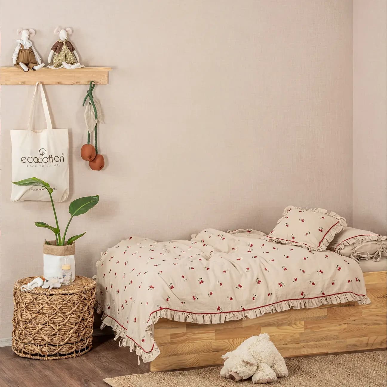 سرویس ملحفه نوزادی Fidelya برند ecocotton — تصویر ۲