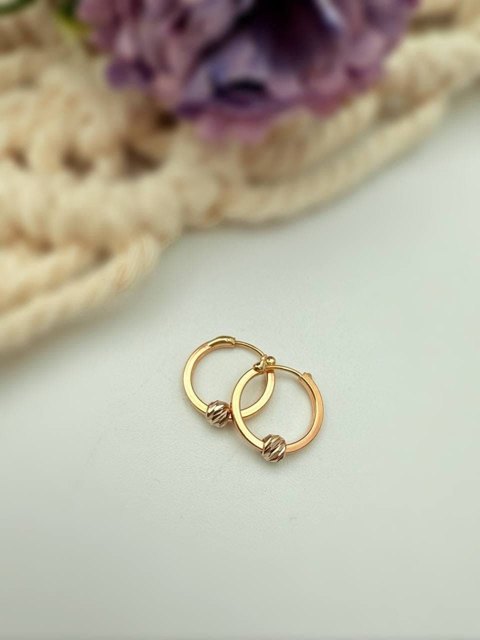 گوشواره حلقه ای تک گوی