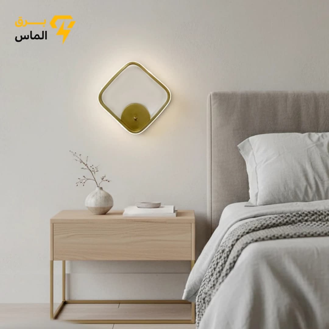 چراغ دیواری مافریز مدل مدرن کد DPS120 / نچرال / آلومینیوم دایکاست / طلایی الکترواستاتیک وارداتی / ضمانت 2 ساله معتبر