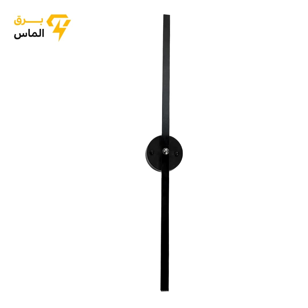 لوستر مدرن دیواری کد WL102 با جنس آلومینیوم سایز ۶۰ سانتیمتر / مشکی الکترواستاتیک وارداتی / ضمانت 2 ساله معتبر — تصویر ۳