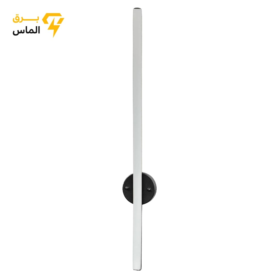 چراغ دیواری تانوس مدل لاینر نور نچرال 60 سانتی / آلومینیوم دایکاست / مشکی الکترواستاتیک وارداتی / ضمانت 2 ساله معتبر — تصویر ۲