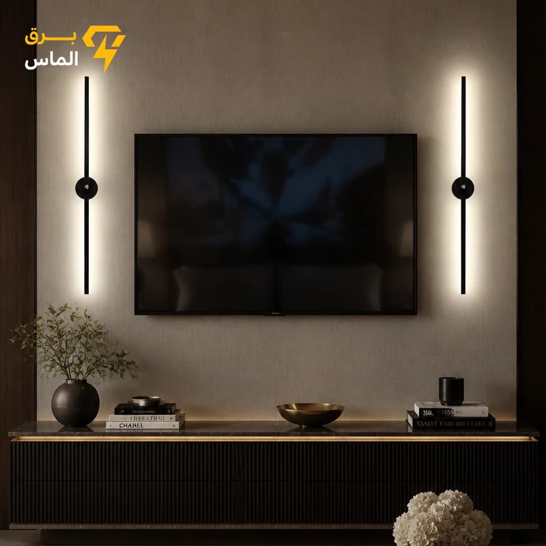 دیواری خطی مدرن k100 – بدون ریموت کنترل / ۶۰ سانت / نور نچرال / مشکی الکترواستاتیک وارداتی / آلومینیوم دایکاست / ضمانت 2 ساله تعویض