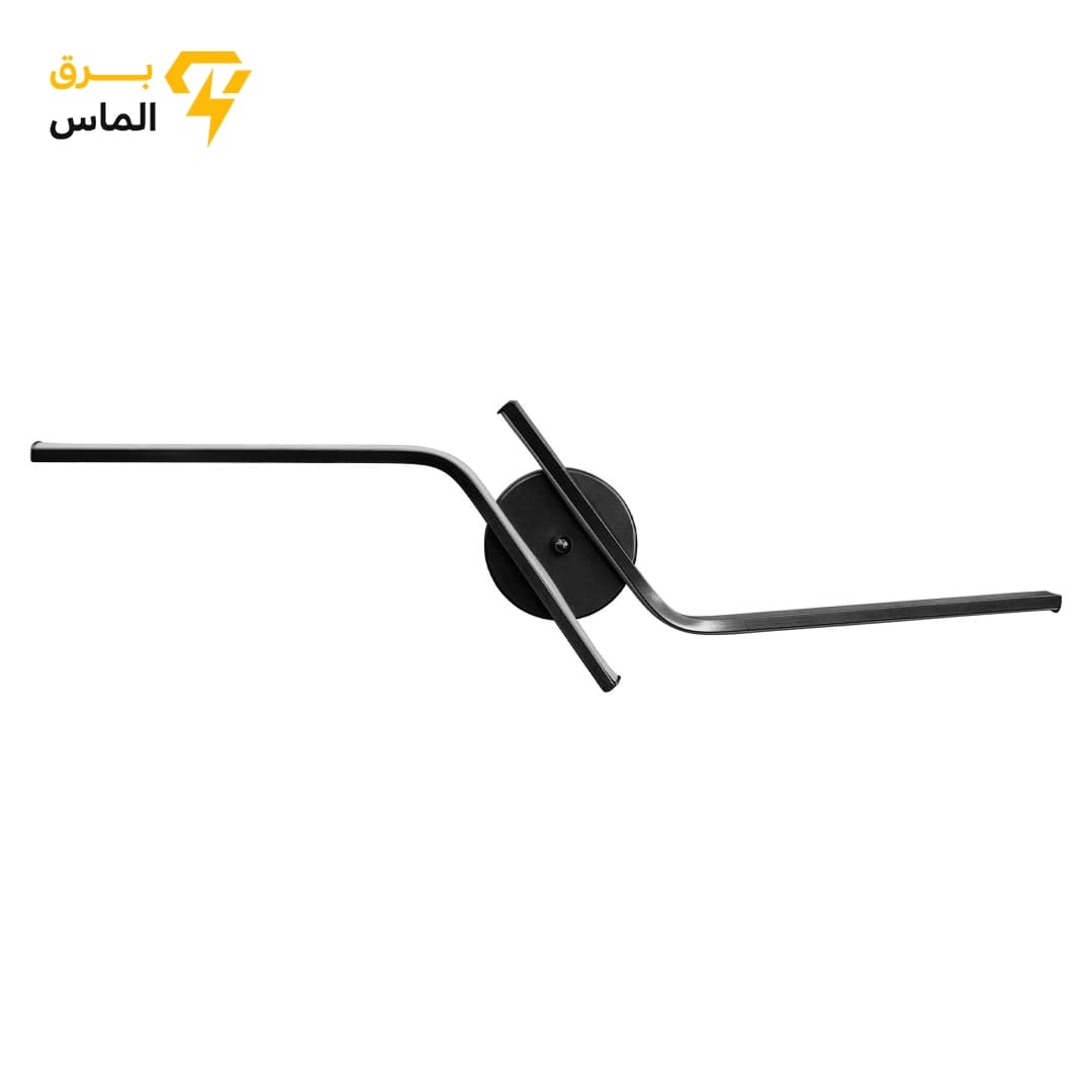 چراغ دیواری مدرن آرشید طرح مسگری/ آلومینیوم دایکاست / مشکی الکترواستاتیک وارداتی / ضمانت بازگشت وجه — تصویر ۲