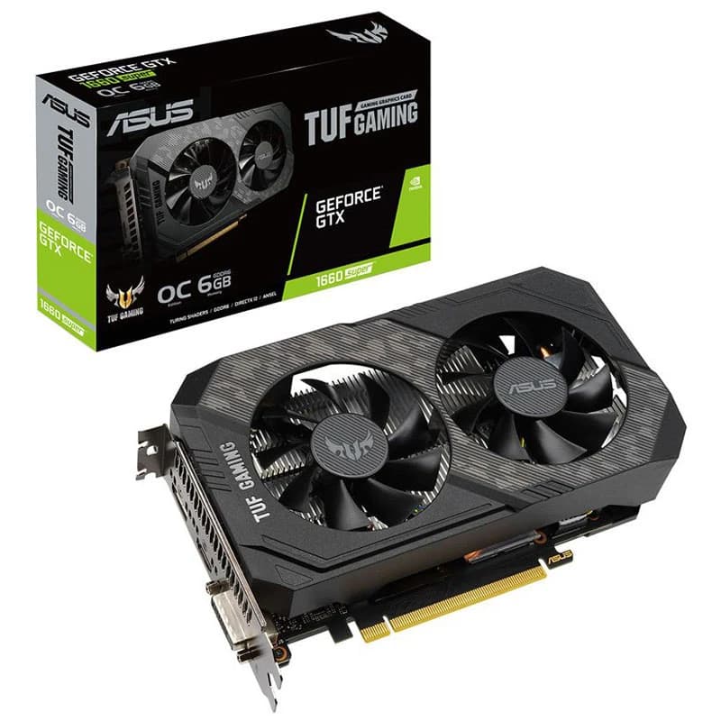 کارت گرافیک ایسوس مدل TUF GeForce GTX1660 Super O6G GDDR6 192Bit — تصویر ۲