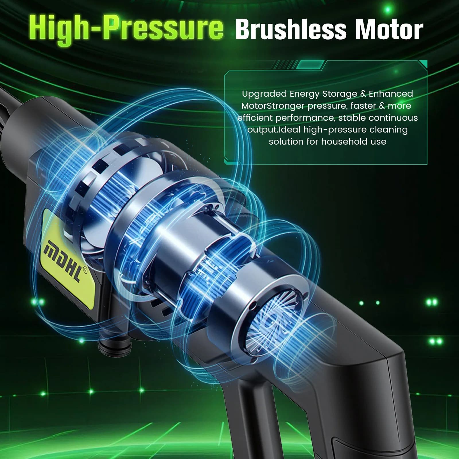 کارواش شارژی Double Pressure با فشار آب قدرتمند — تصویر ۵