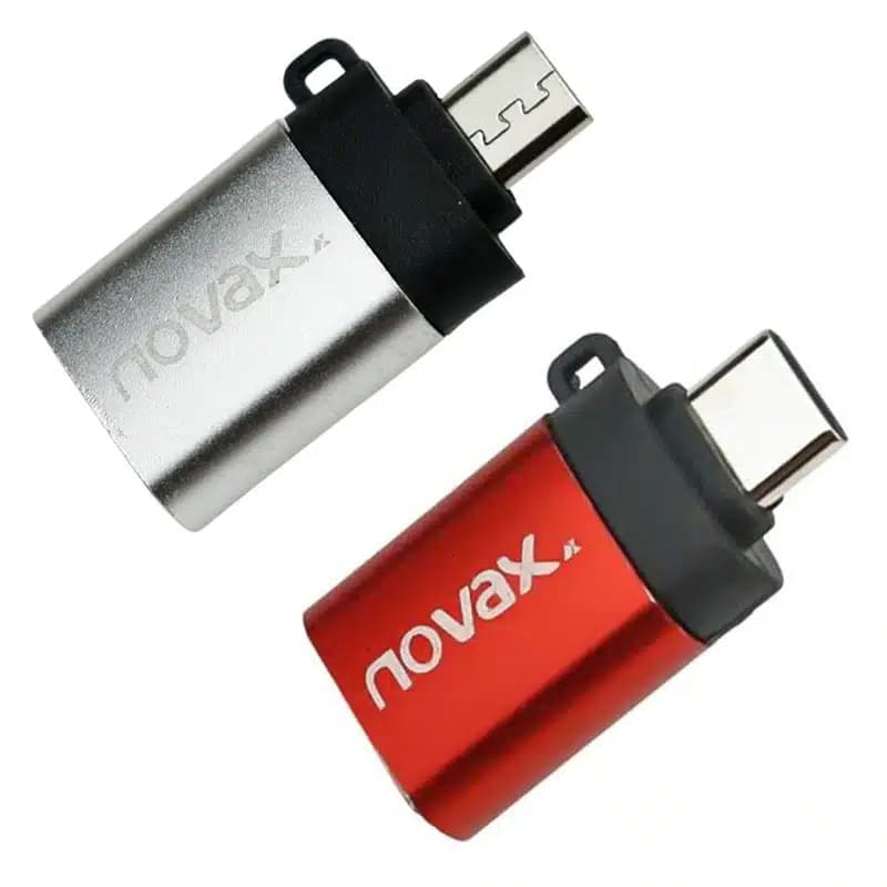 مبدل OTG برند NOVAX تایپ سی به USB